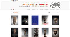 Desktop Screenshot of parcours-des-mondes.com
