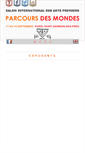 Mobile Screenshot of parcours-des-mondes.com