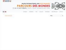 Tablet Screenshot of parcours-des-mondes.com